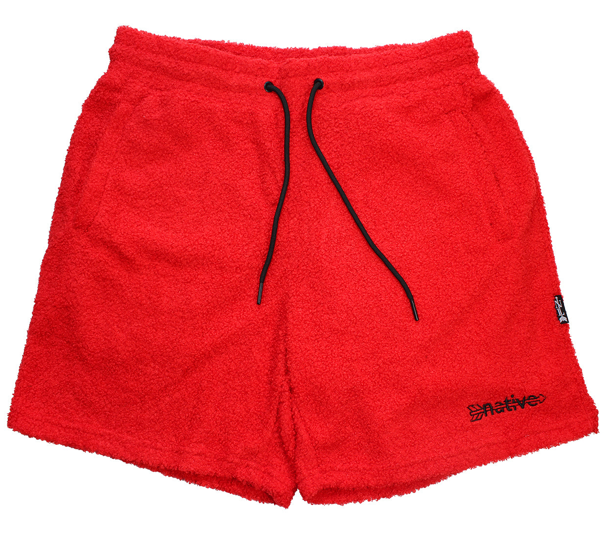 Native language red shops shorts