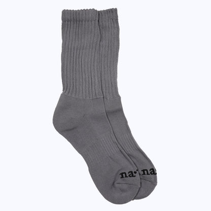 strider socks in charcoal