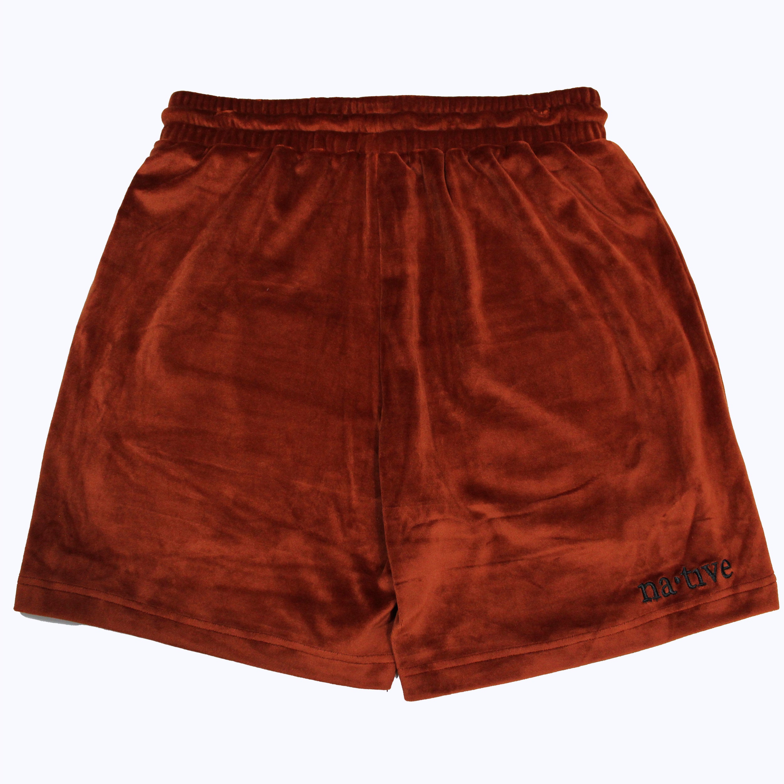 Native language outlet red shorts