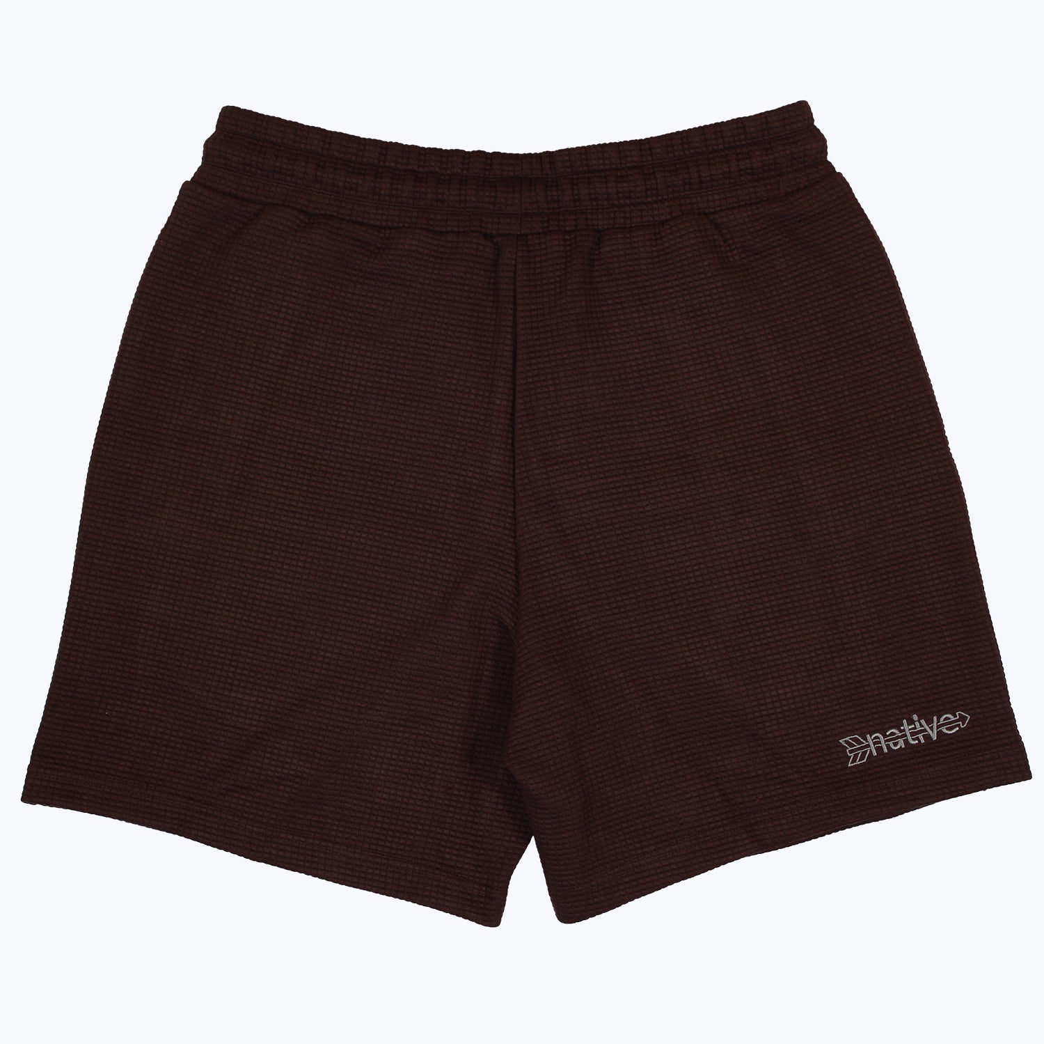 Native language red outlet shorts