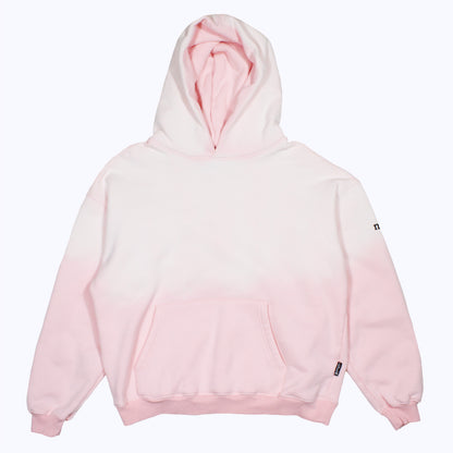 vintage faded hoodie in light pink